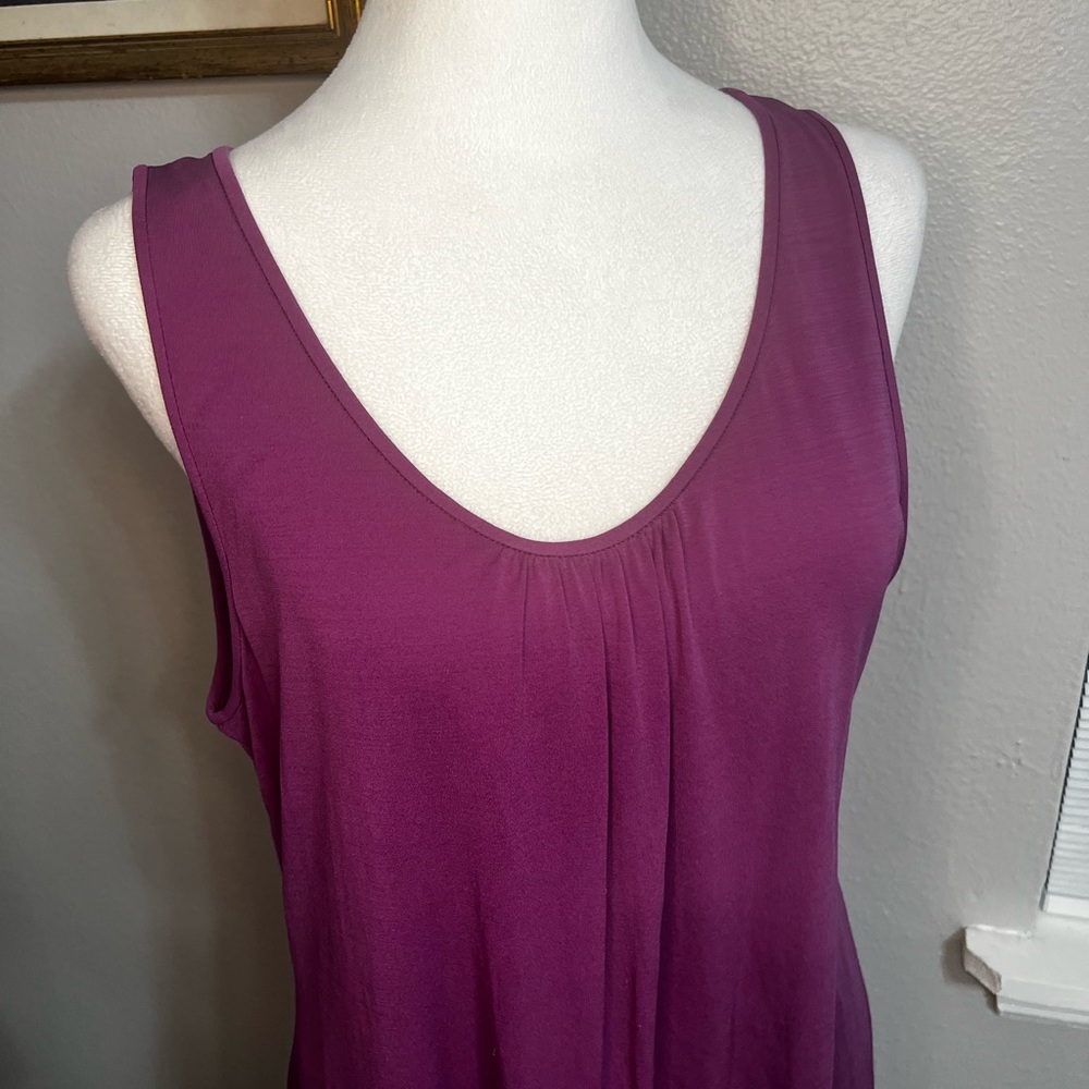 EILEEN FISHER Tank Shirt Top Medium
Silk Purple - Picture 7 of 14